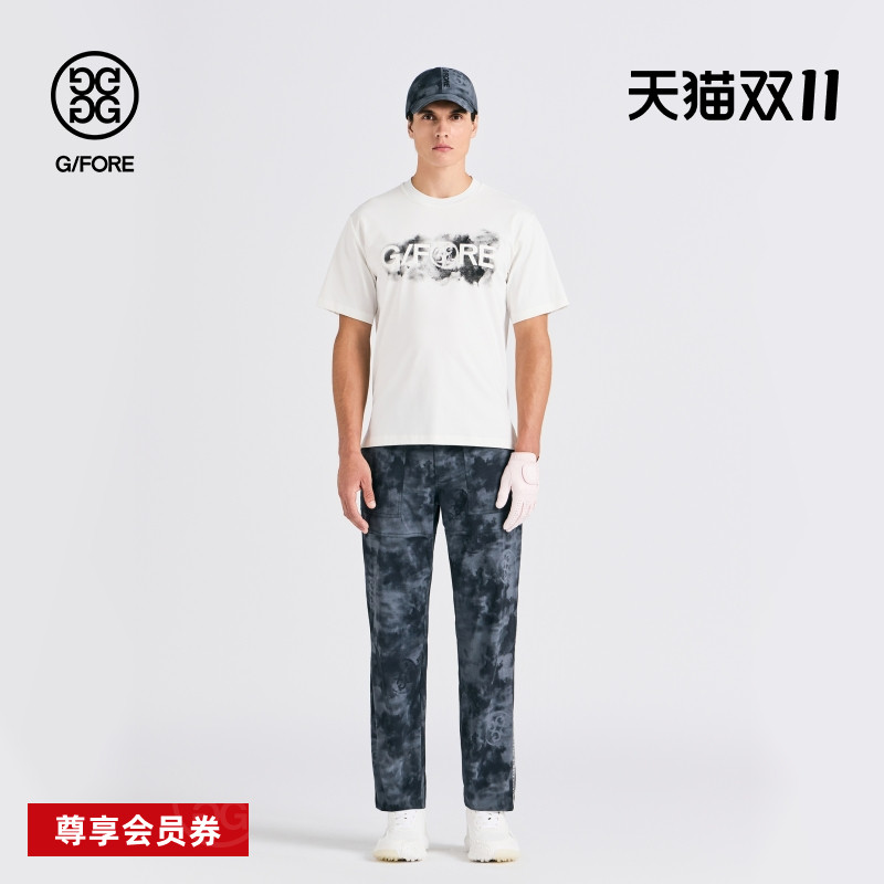 G/FORE吉福官方早秋新品男士高尔夫服装CREWNECK T-SHIRT短袖T恤