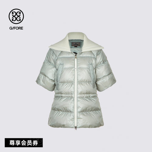 GFORE吉福官方女士高尔夫服装DOWN JACKET半袖羽绒服