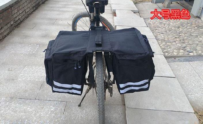 新品包货架两侧鞍置物袋后t驮包自行车驮包小号骑行包防水车架定