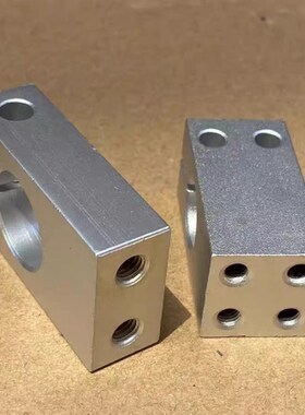 支架固定夹带螺纹近接开关夹座传感器固定夹KQM KQMU10 12 15 16