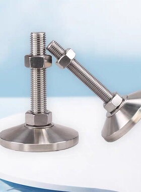 脚轮调整块不锈钢脚杯 FJFNS10/12/16/20-75/100/125/130/150/180