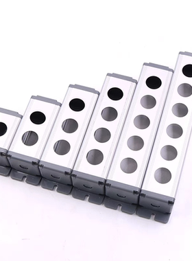 现货供应22安装孔铝合金按钮开关控制盒  ZHA23-d22.5-1 2 3 4 5