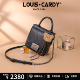路易卡迪 logo压纹方扣手提单肩斜挎包