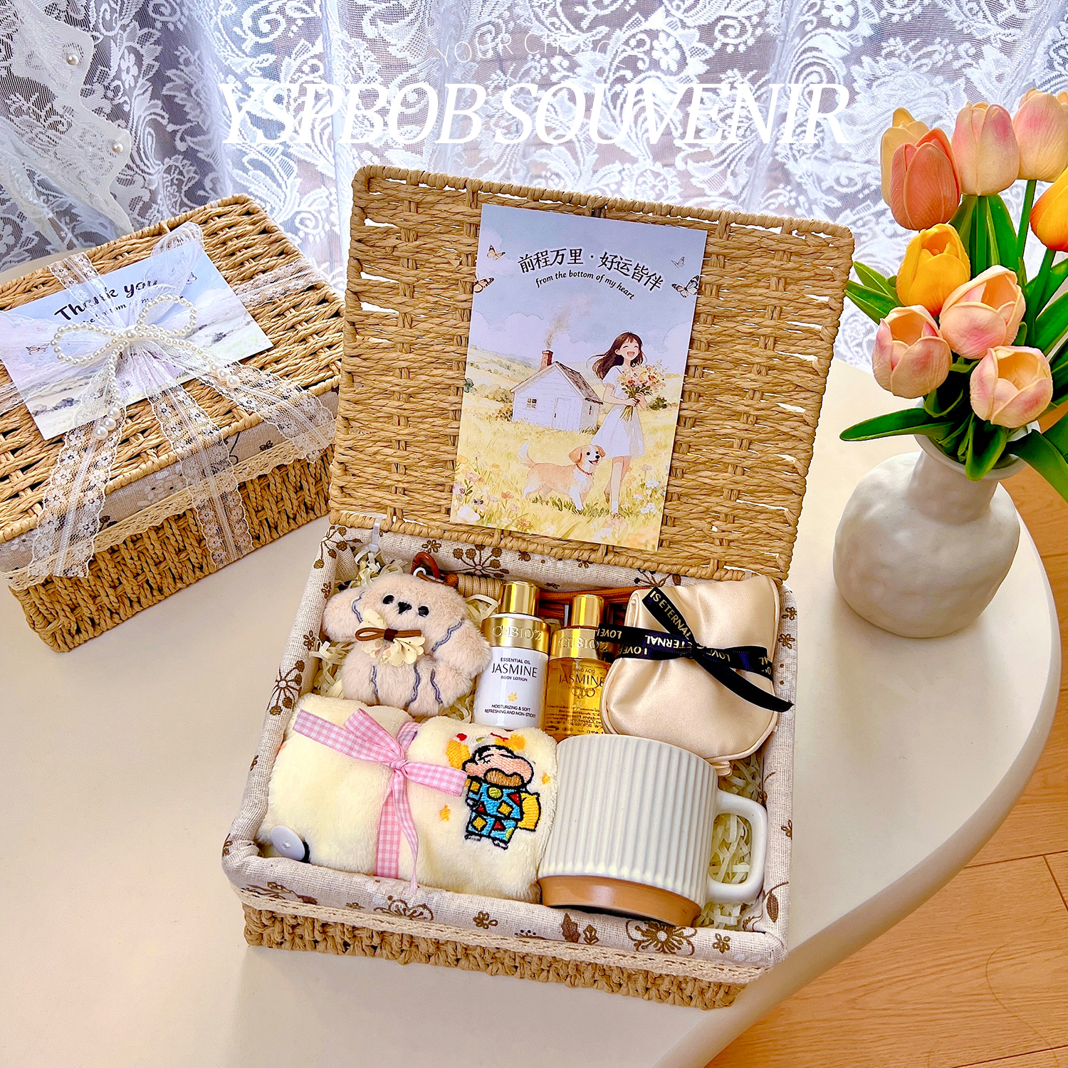 好运皆伴手礼女伴娘送女生礼物实用高档毛巾婚礼结婚小众礼盒圣诞