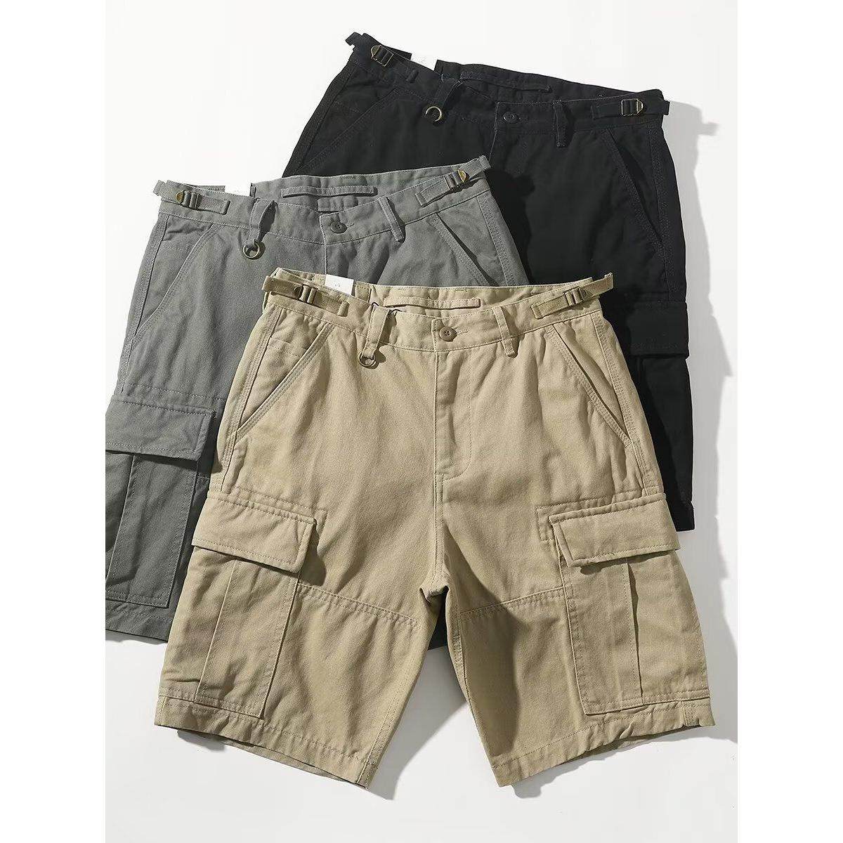 夏季新款美式短裤男潮牌薄款设计感小众宽松大码运动休闲五分裤子,男装,休闲裤,淘宝优惠券,粉丝福利购,淘宝优惠卷