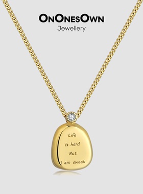 ONONESOWN小圆牌项链秋冬毛衣链