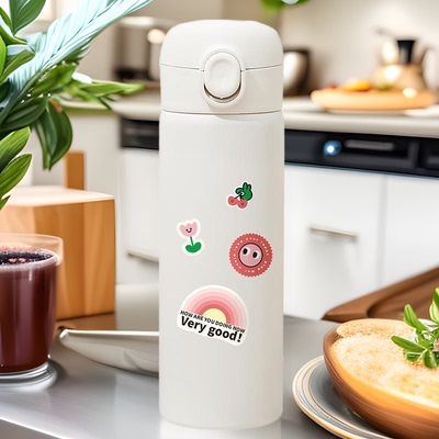 家用弹盖直饮304不锈钢保温杯学生弹跳水杯简约儿童吸管杯子