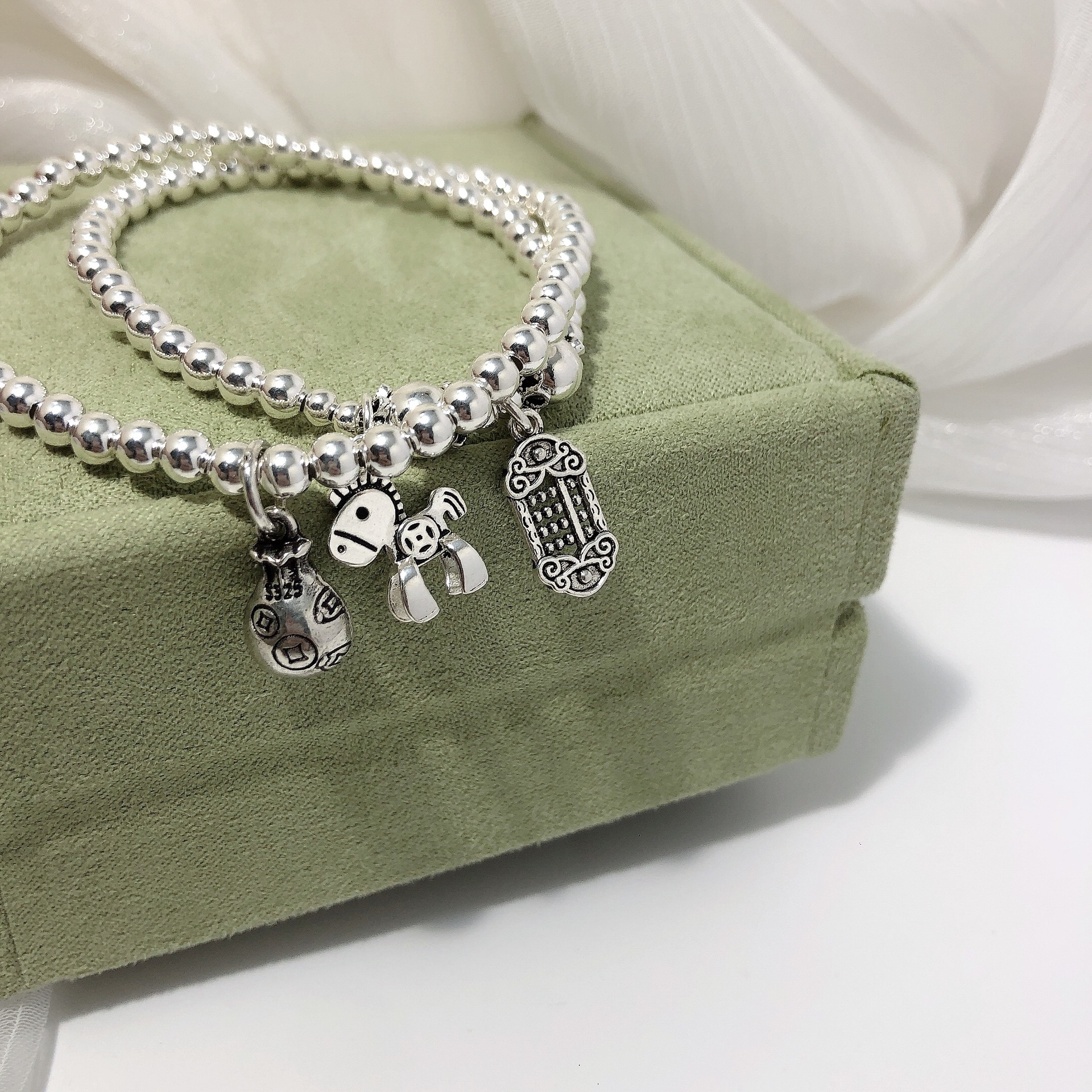 香港正生纯银S925足银银饰