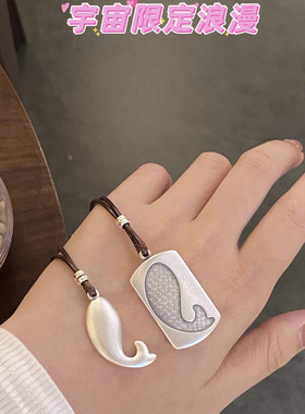 香港项链正生纯银吊坠情侣