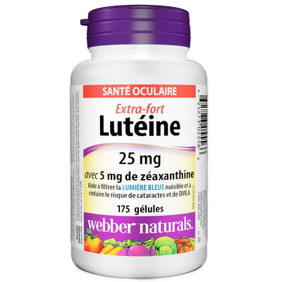 28/2 加拿大伟博天然Webber高强度叶黄素软胶囊25mg 175粒