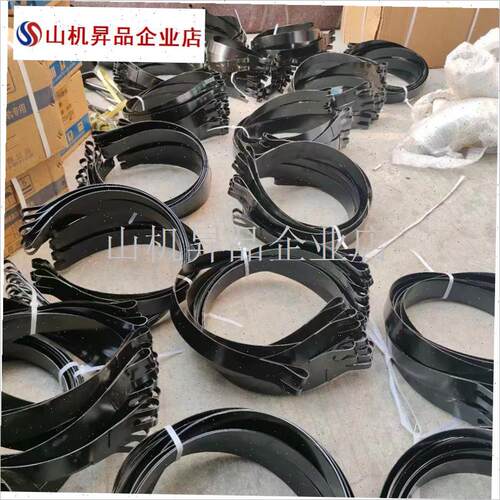 陕汽原厂配件德龙F3000新M3000X300L0储气筒紧固带气瓶拉紧带卡.