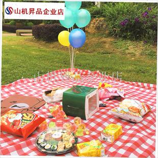 一次性桌布幼儿园长方形六一儿童节生日派H对餐桌布120X60布置台.