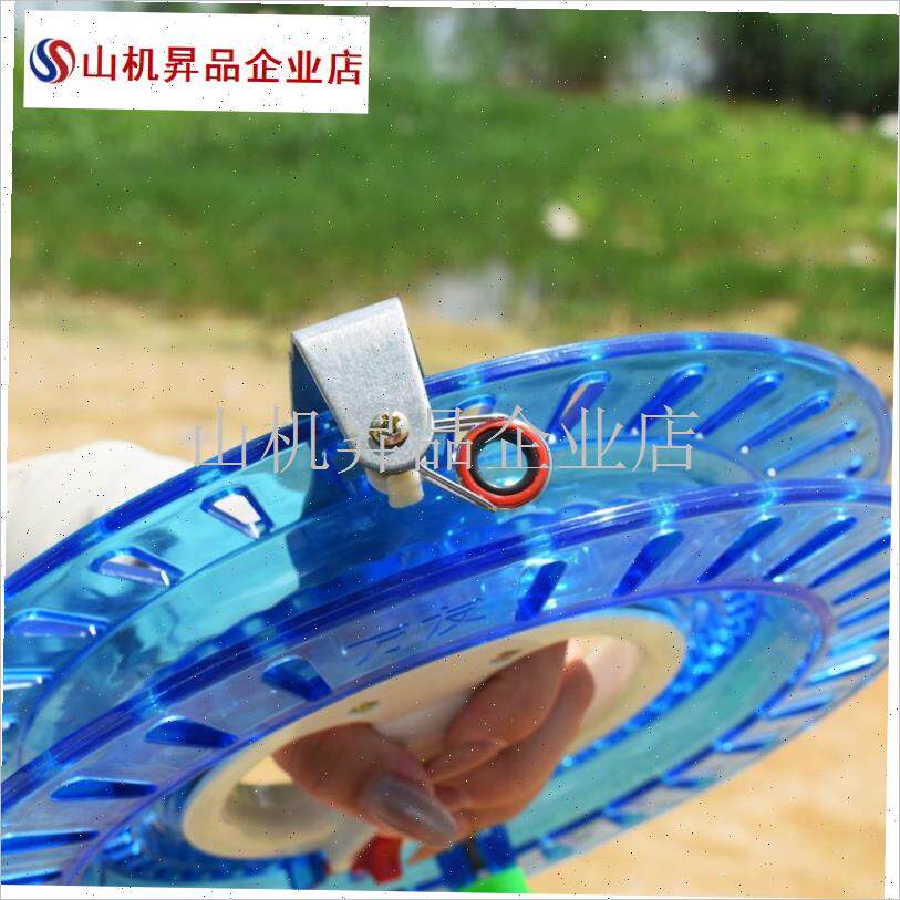 水晶风筝轮出口线轮n船钓轮轴承手把轮盘N手握钓鱼手摇成人高档.