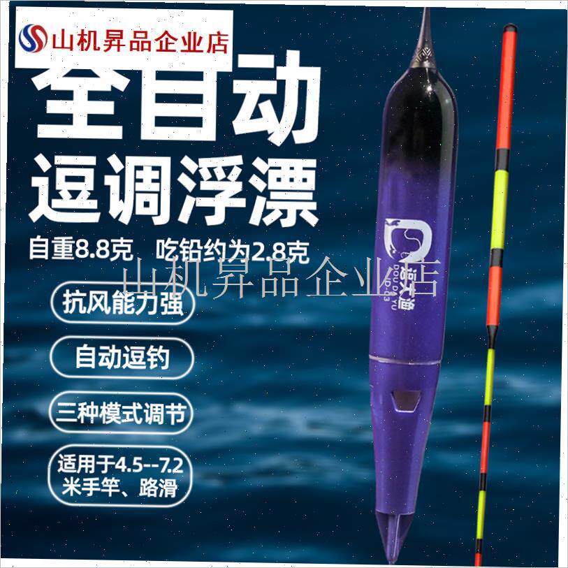 自动逗鱼鱼漂全套ko高灵敏野钓大物夜光灯具浮鱼漂日夜两用醒目.