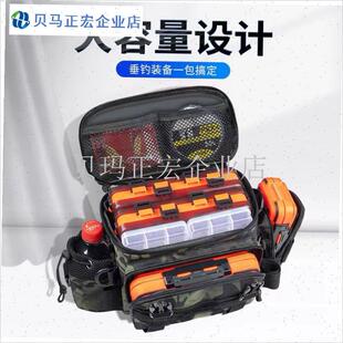路亚包渔b具包多功能腰包斜挎包大容量鱼竿包专用收纳包可防水杆