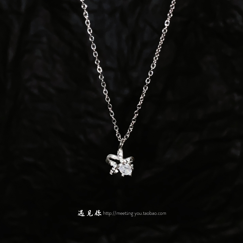 《小福星》S925纯银星星项链礼物