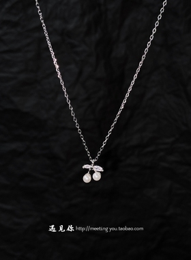 【樱桃少女】999纯银项链送闺蜜