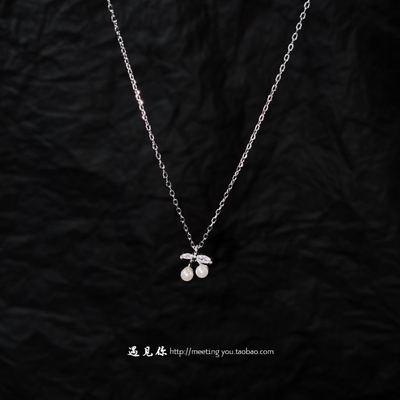 【樱桃少女】999纯银项链送闺蜜