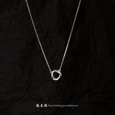 【莫比乌斯环】幸运圆环纯银项链