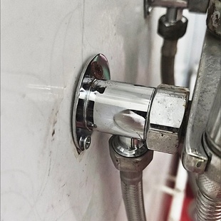 接头304不锈钢暗装改明装固定底座4分水龙头配件移位器混水阀