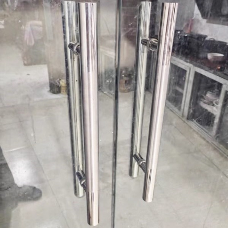 防盗门推拉门加厚大门门拉手扶手不锈钢无框门304不锈钢大拉手