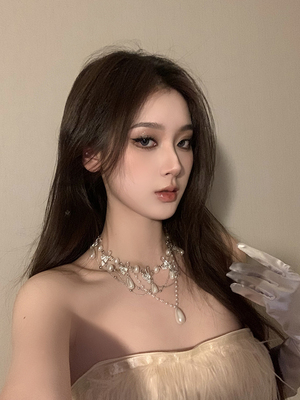 BXA性感珍珠颈气质风链