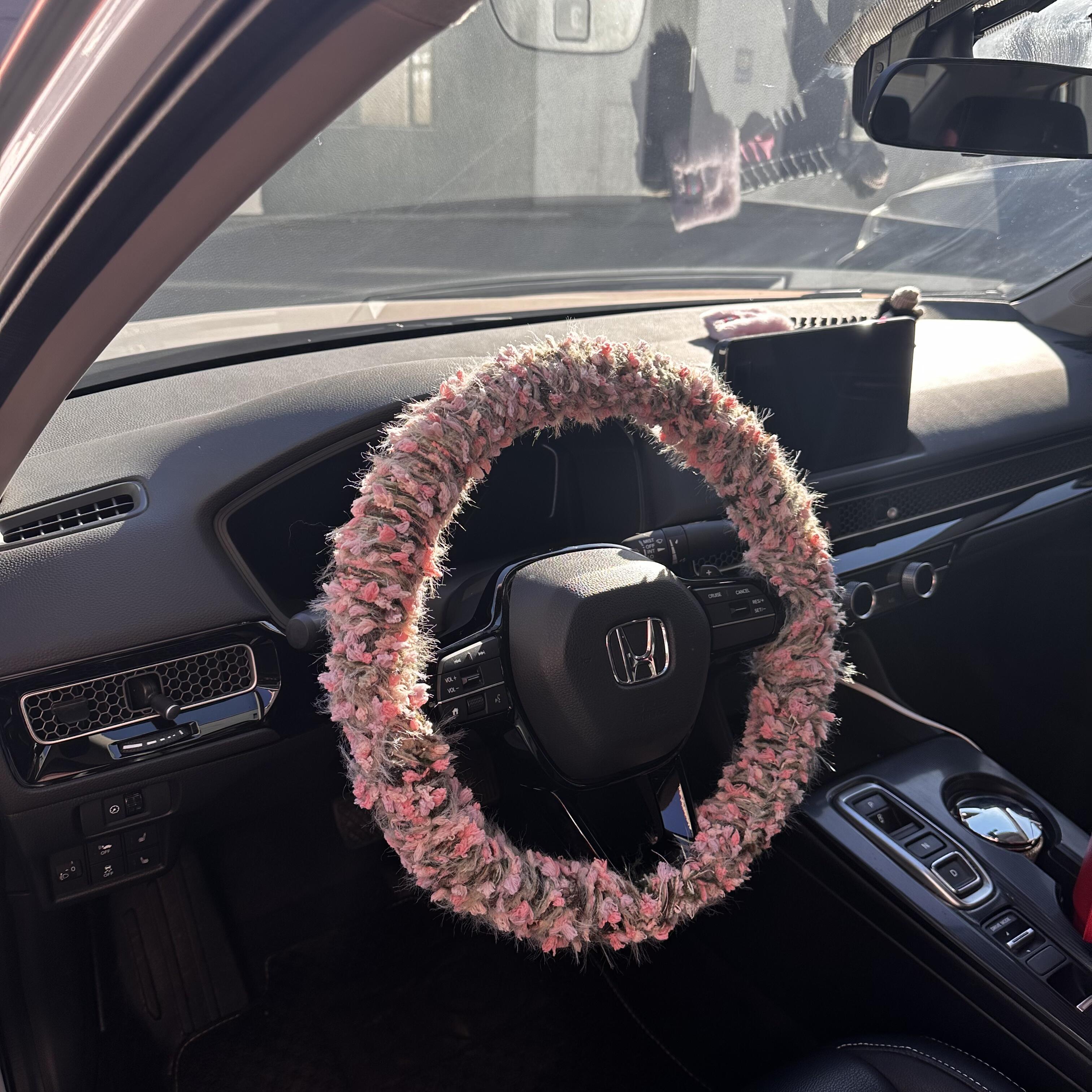 新款冬季毛线方向盘缠带diy手工编织保暖防冻手防滑编绳汽车把套