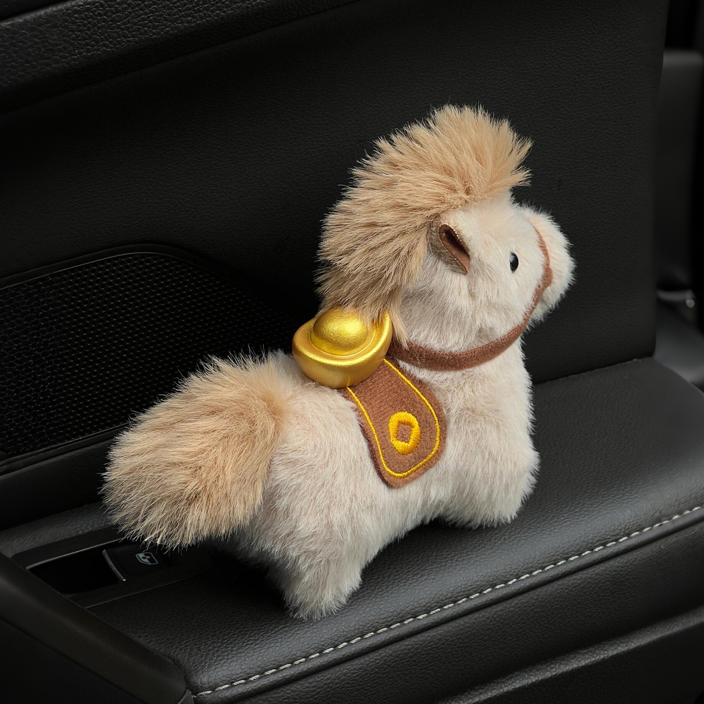 小马挂件书包钥匙扣毛绒玩偶2026马年本命年吉祥物情侣礼物挂饰