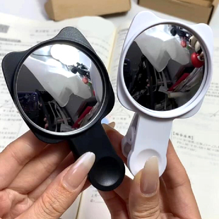拍照凸面镜自拍广角镜防老师老板摸鱼神器迷你高清可夹可手持镜子