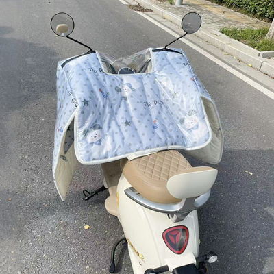 爱玛电动挡风被冬季加厚保暖小型暗扣电瓶摩托车通用防风寒防水