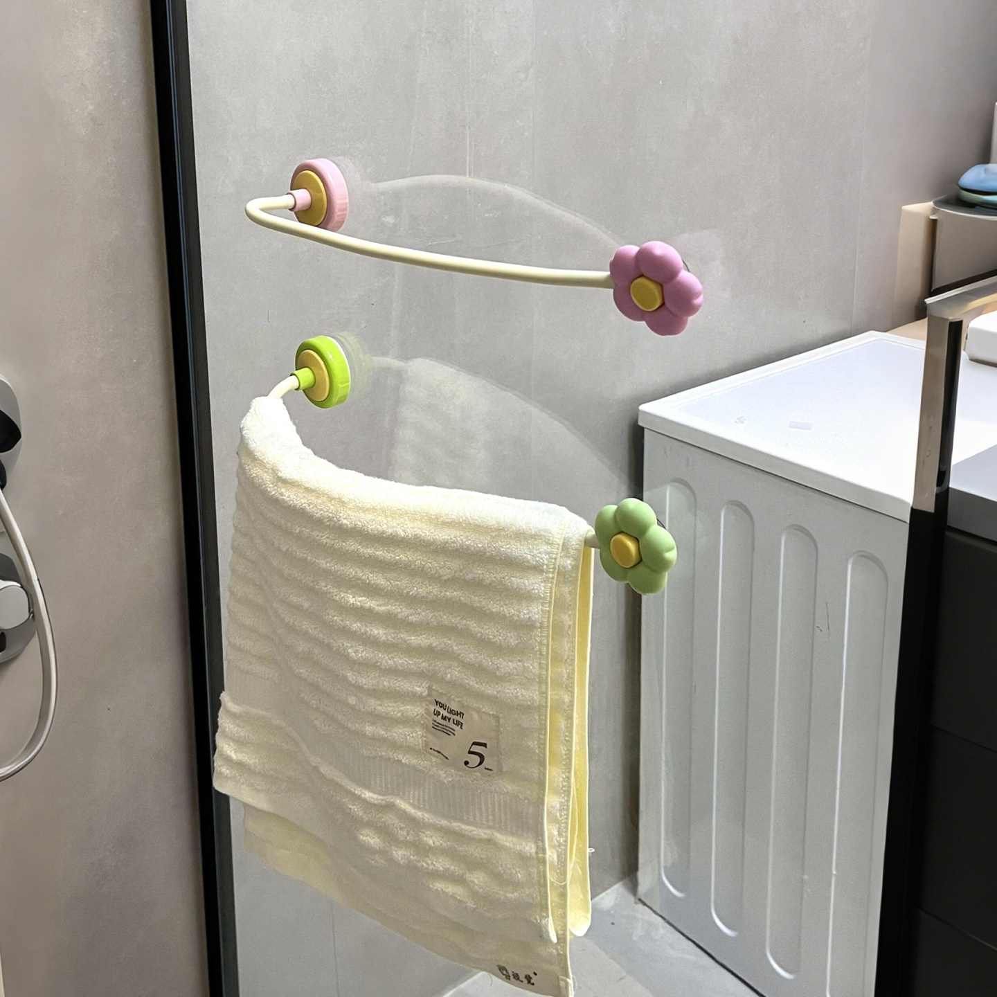 吸盘式毛巾架可自由调节卫生间浴室家用毛巾架免打孔壁挂置物架,家庭/个人清洁工具,毛巾挂/毛巾架,淘宝优惠券,粉丝福利购,淘宝优惠卷