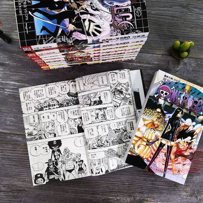 [Онлайн выбор] Набор комиксов One Piece 101 томов, коллекция комиксов One Piece Collection Edition by Eiichiro Oda, Король Пиратов Луфи ONE PIECE Японская молодежная горячая кровь анимационные комиксы 99-100-101