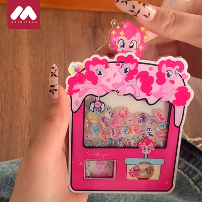 小马扭蛋机宝莉卡通亚克力碧琪柔