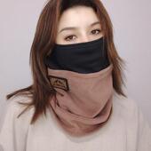 暖面罩女季 加厚防寒围巾围脖冬骑电双色保暖动车护颈套士头防风脖
