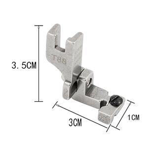 T88工业缝压纫机平车压脚 可调节隐形助8000258拉链脚链缝制拉辅