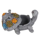 创缸树脂肉个性 带盖客厅茶几办公室摆件烟 意母子敦豪乌龟多烟灰