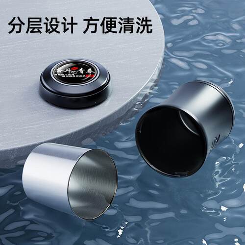 载烟灰车缸车用烟缸用创意个性多能通用一键YHG-2开盖车内带功灯