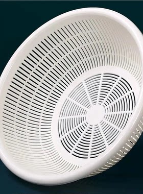 加厚塑料筛沥水洗菜筐收纳篮厨房洗菜篮大号洗碗筷盆小号洗水果盆
