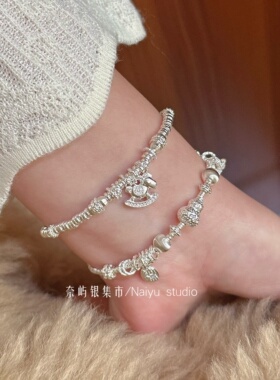 足银999本命年马上有钱盘缠手串