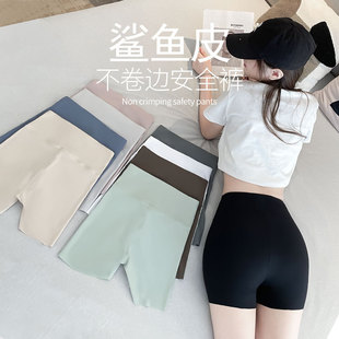 三分裤 女春夏防走光安全裤 收腹提臀瑜伽健身冰丝打底短裤 打底裤