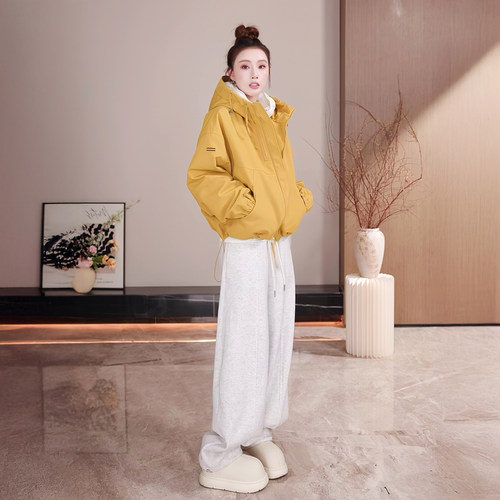 韩版宽松休闲夹克上衣气质冲锋衣