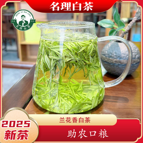 名理白茶助农口粮2025年新茶
