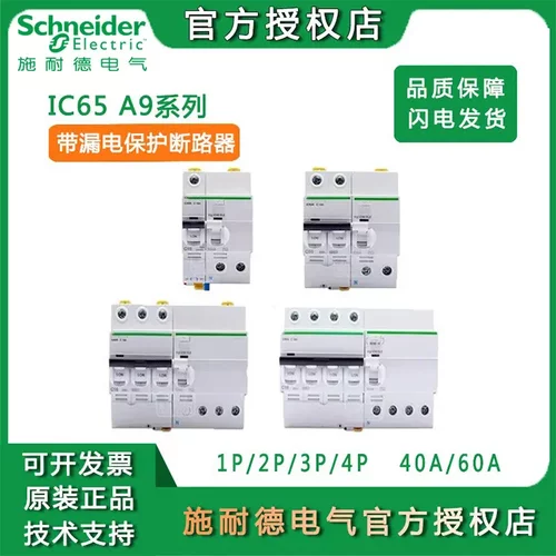 施耐德小型断路器带漏保IC65N2P