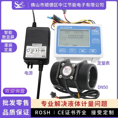2寸水流量计大流量数显水表DN50