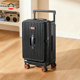 大嘴猴新款 箱 大容量侧开盖行李箱女20寸宽拉杆箱男扩容旅行箱密码