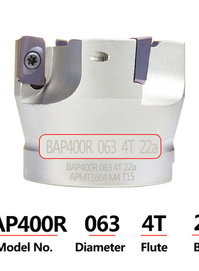 跨境热销  新款  铣刀盘  BAP400R63-22-4T  厂家直销