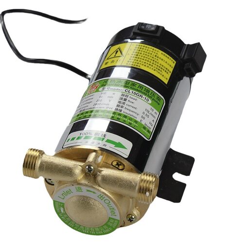 上海奥美斯增压泵100w150w全自动不锈钢壳豪华型冷热水加压泵