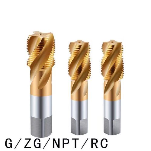 M35含钴镀钛螺旋管螺纹丝锥G ZG NPT RP RC1/8 1/4 3/8 1/2 3/4 1