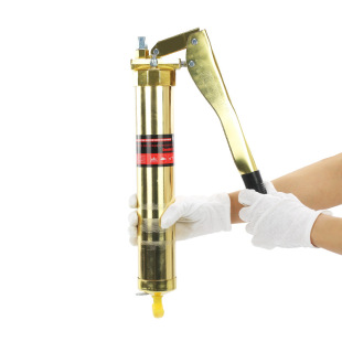 手动双压杆黄油枪双活塞牛油枪900cc注油枪工业挖机叉车黄油枪