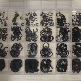 324pcs 黑色开口卡 ￠2-￠12轴用挡圈套￠5-￠16组合套装